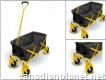 Yellow Folding Wagon With Canopy