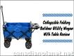 Collapsible Outdoor Utility Wagon With Table