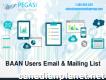 Baan Users Email List