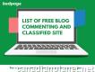 Free classified blog commenting site 2022