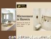 Microcement in Showers Luxury Surfaces