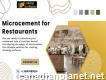 Microcement for Restaurants Luxury Surfaces