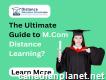 Mcom Form Distance learning